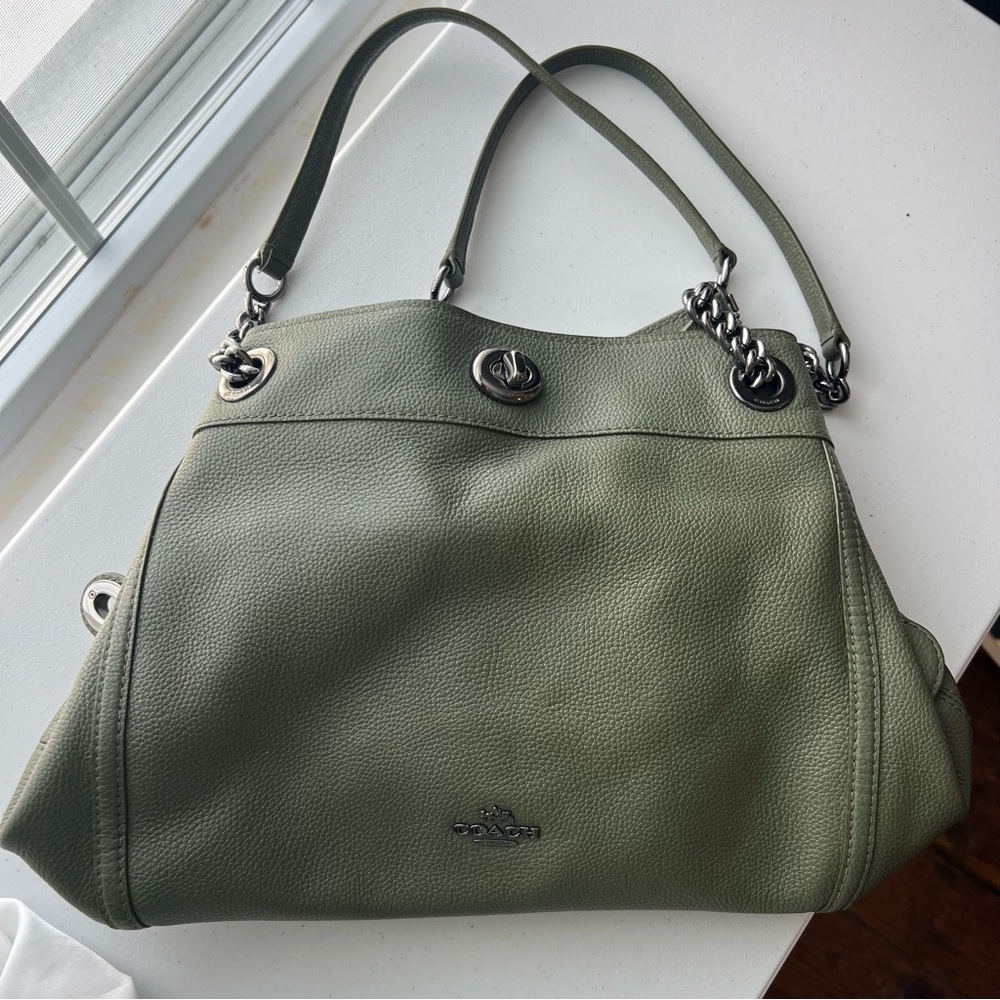 Coach Edie Turnlock Purse